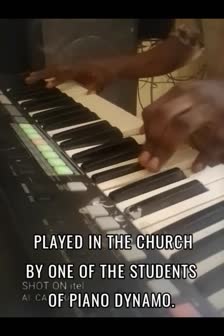  PLAYED in the church BY ONE OF The students of Piano Dynamo.